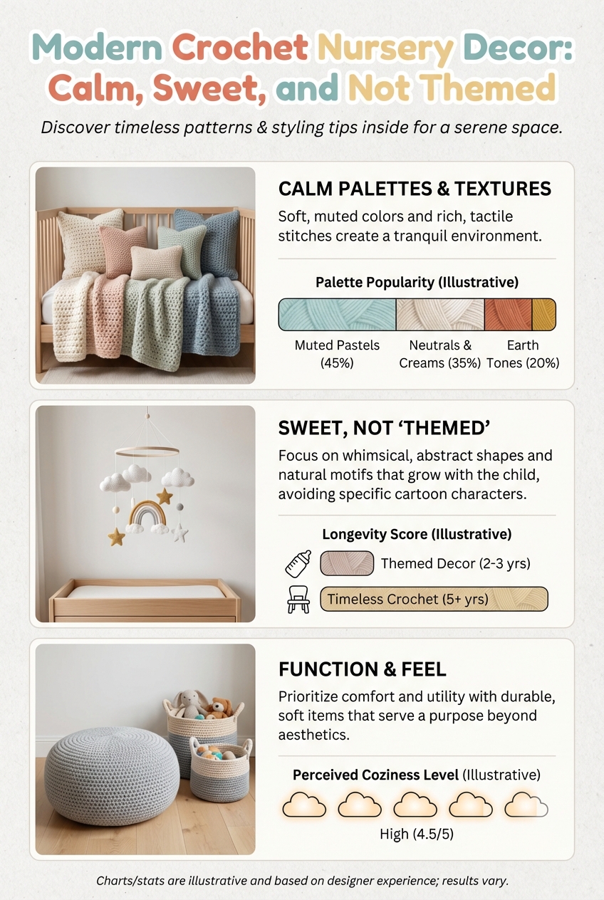 Modern Crochet Nursery Decor: Calm, Sweet, and Not Themed - photo 3