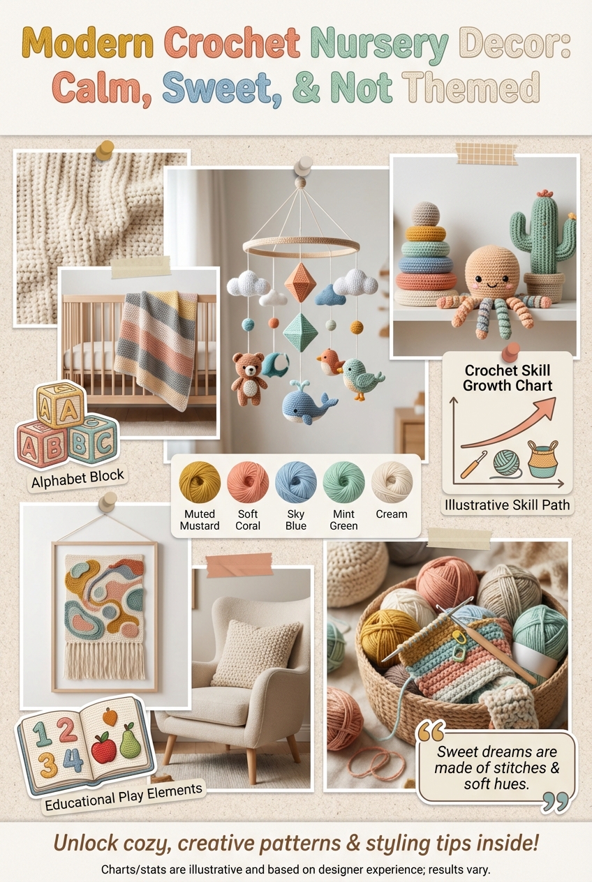 Modern Crochet Nursery Decor: Calm, Sweet, and Not Themed - photo 4