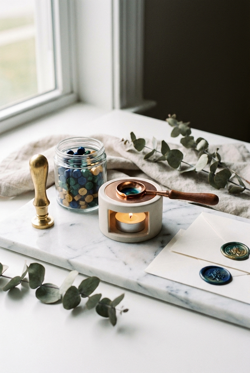 Wax Seal Station Setup: Chic, Minimal, and Easy to Maintain