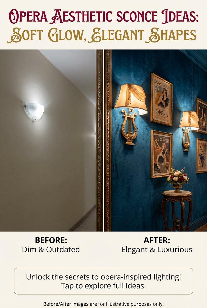 Opera Aesthetic Sconce Ideas: Soft Glow, Elegant Shapes - photo 5