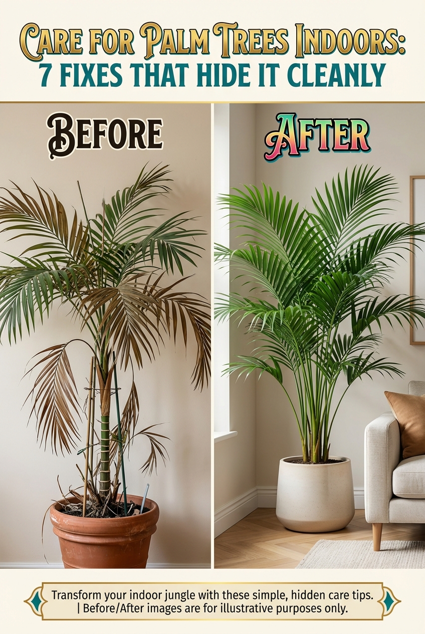 Care for Palm Trees Indoors: 7 Fixes That Hide It Cleanly - photo 5