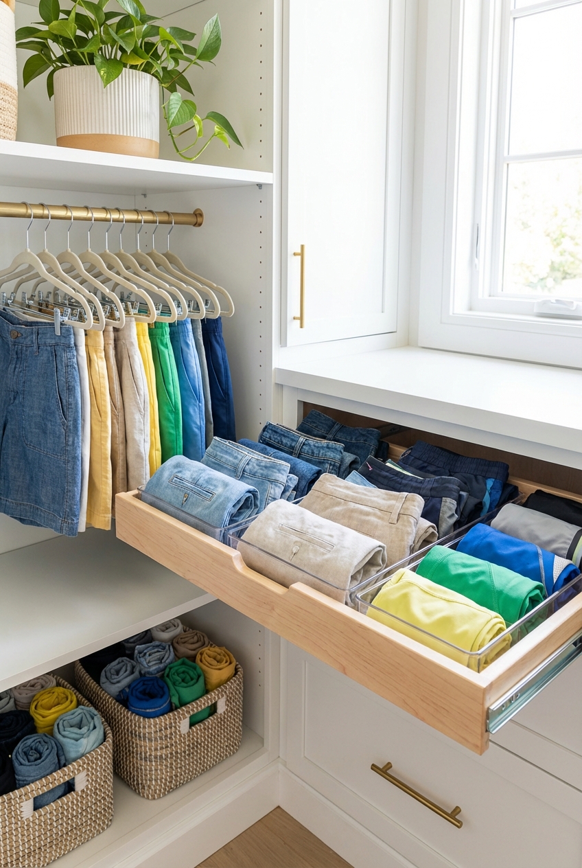 How to Store Shorts in Closet Efficient Organization