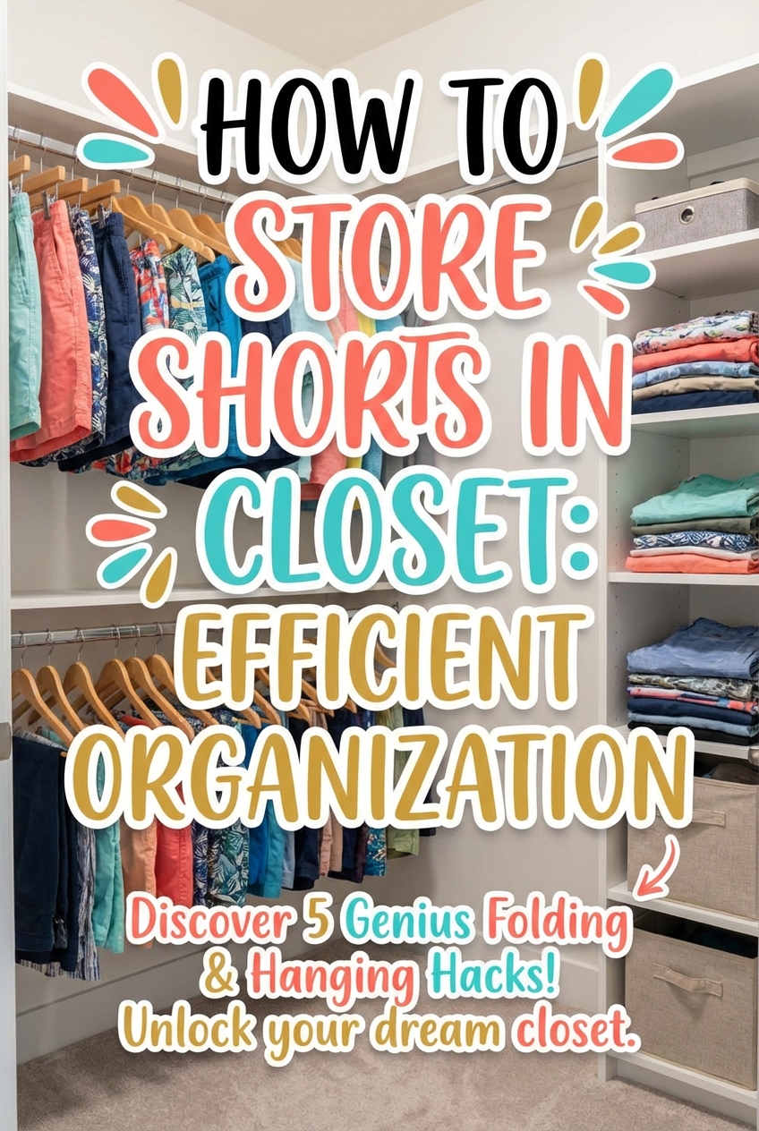 How to Store Shorts in Closet Efficient Organization - photo 2