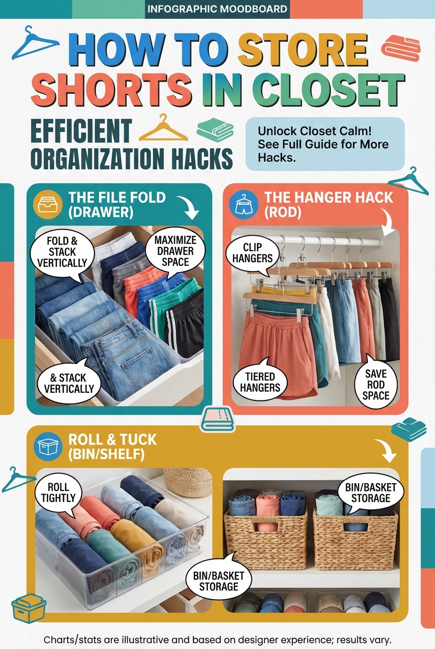 How to Store Shorts in Closet Efficient Organization - photo 4