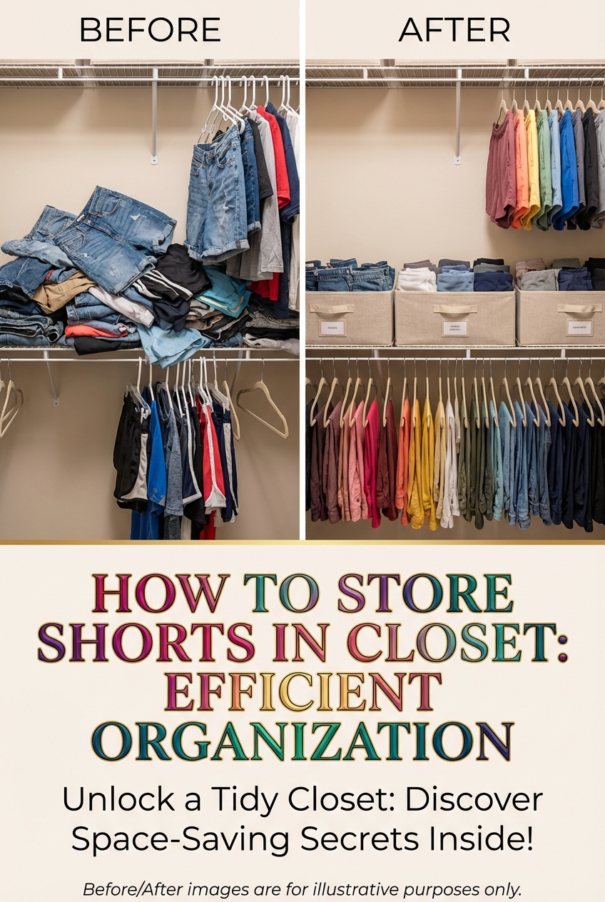 How to Store Shorts in Closet Efficient Organization - photo 5