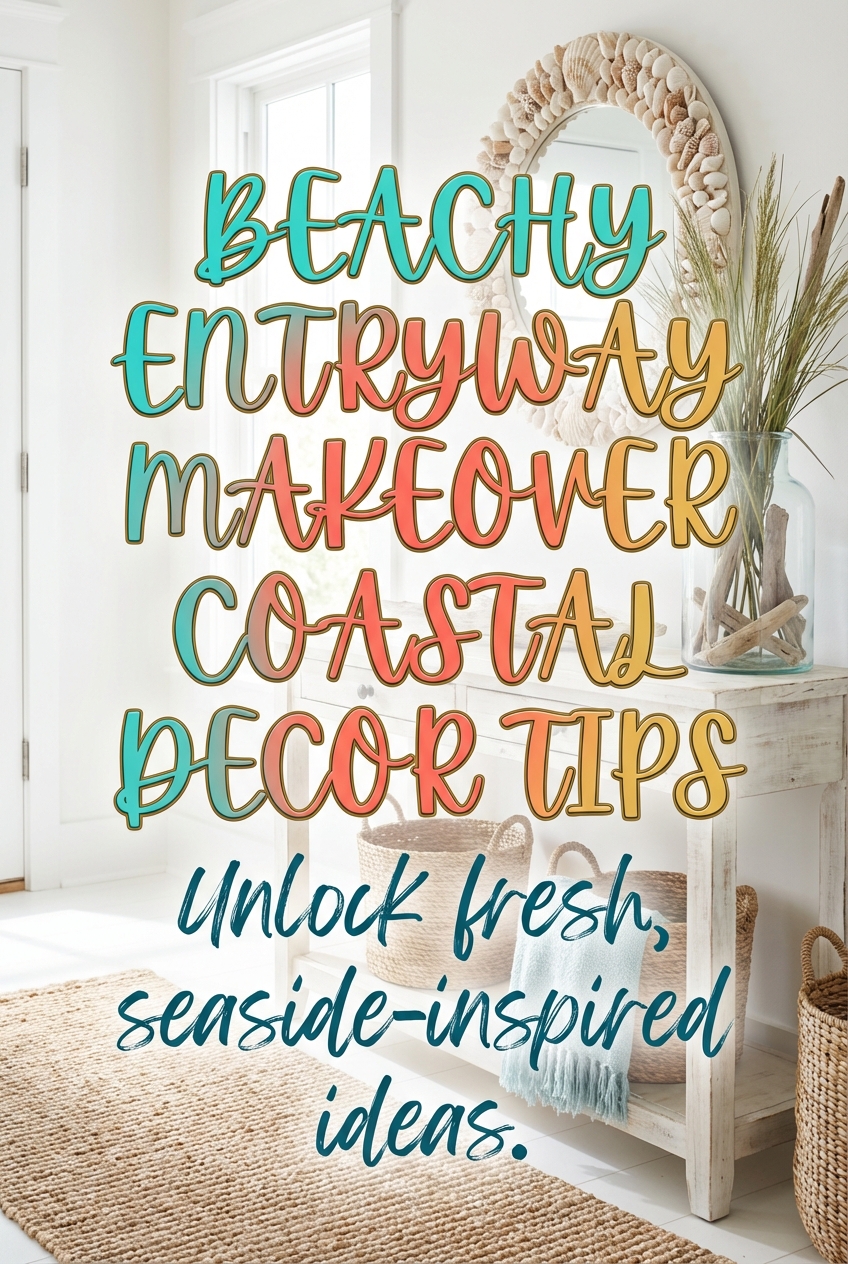 Beachy Entryway Makeover Coastal Decor Tips - photo 2