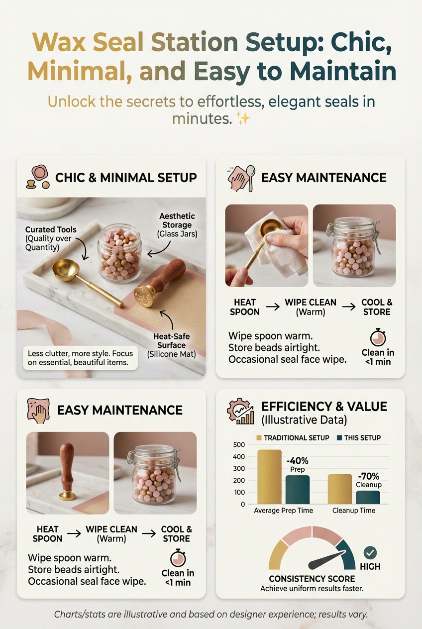 Wax Seal Station Setup: Chic, Minimal, and Easy to Maintain - photo 3