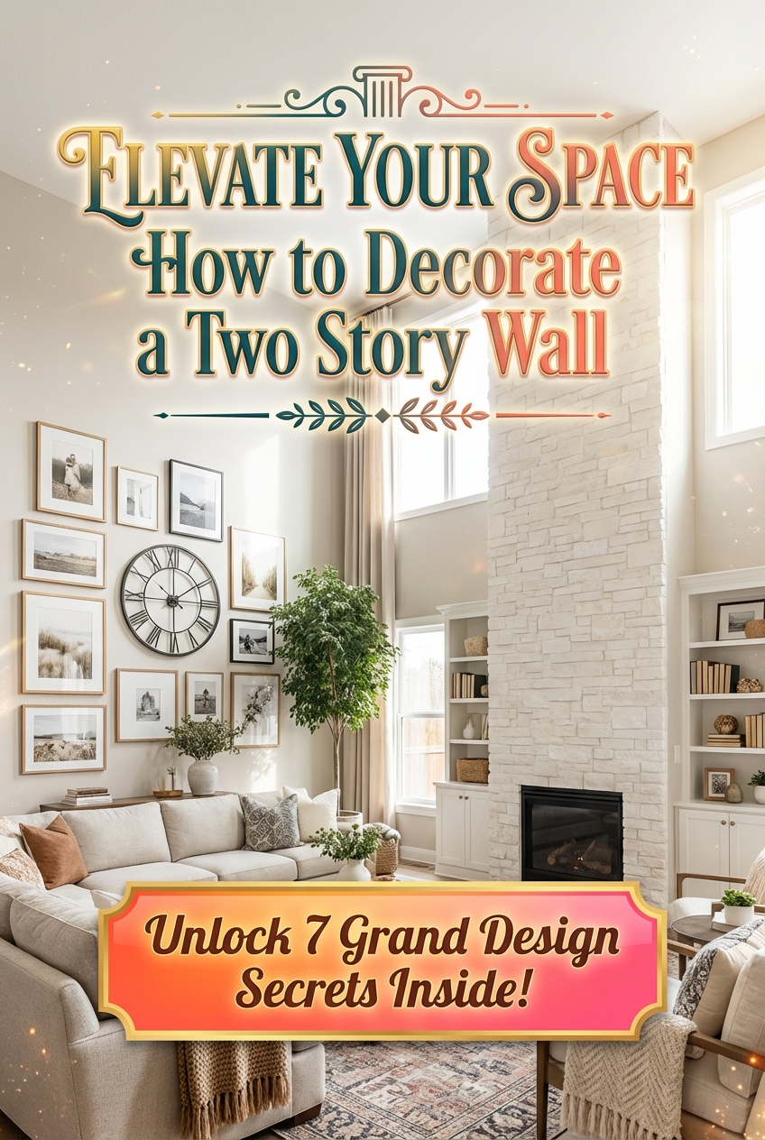 Elevate Your Space How to Decorate a Two Story Wall - photo 2