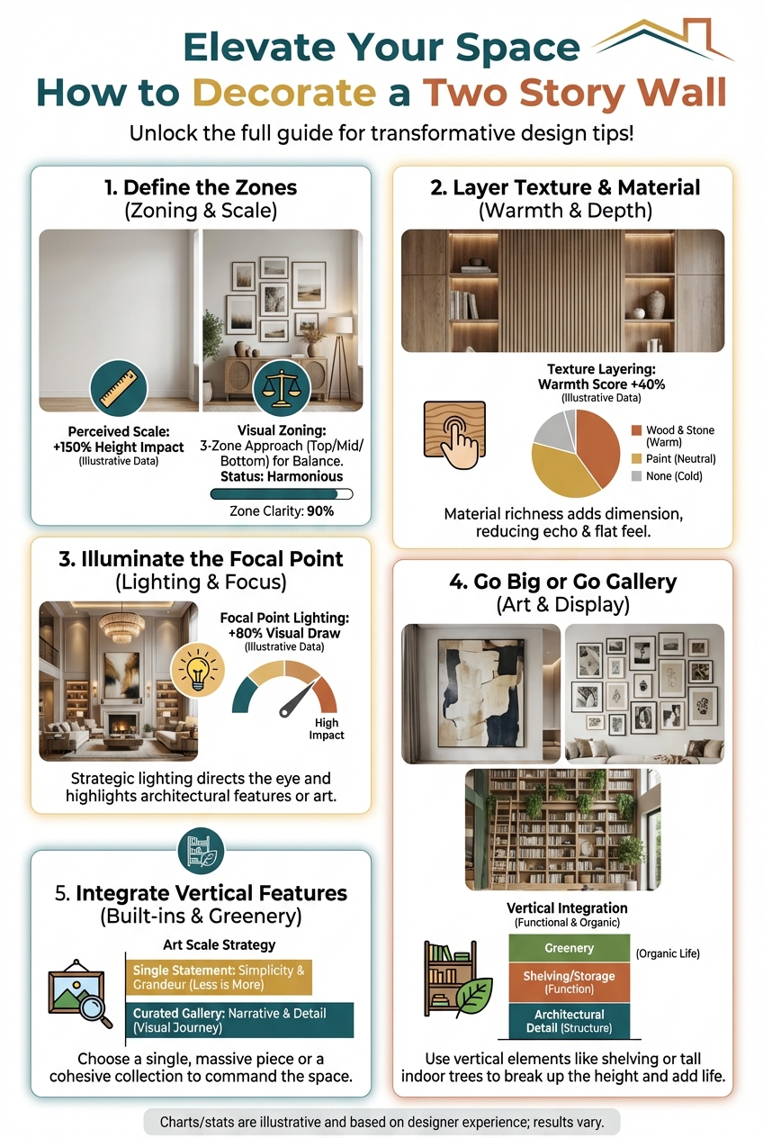Elevate Your Space How to Decorate a Two Story Wall - photo 3