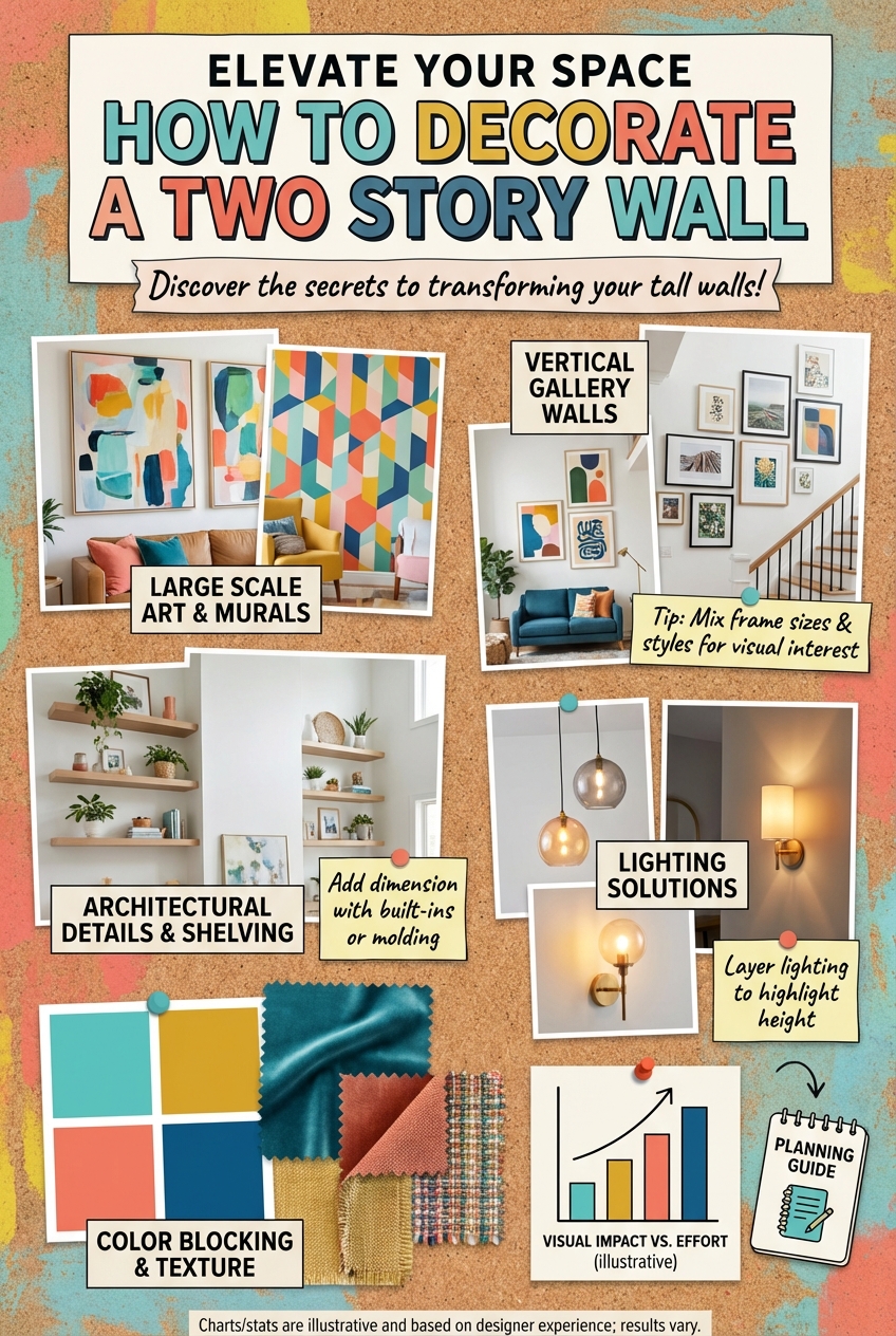 Elevate Your Space How to Decorate a Two Story Wall - photo 4