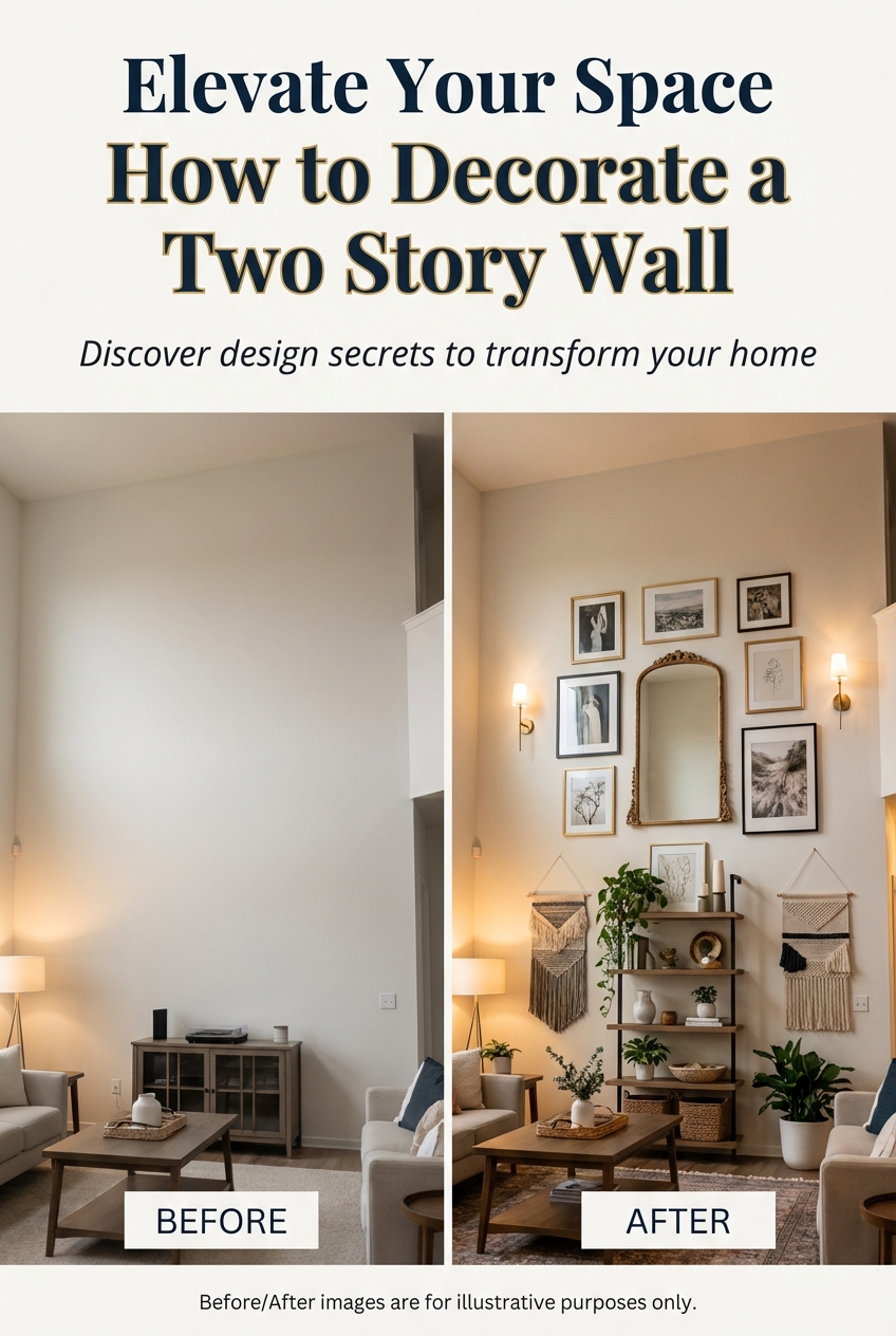 Elevate Your Space How to Decorate a Two Story Wall - photo 5