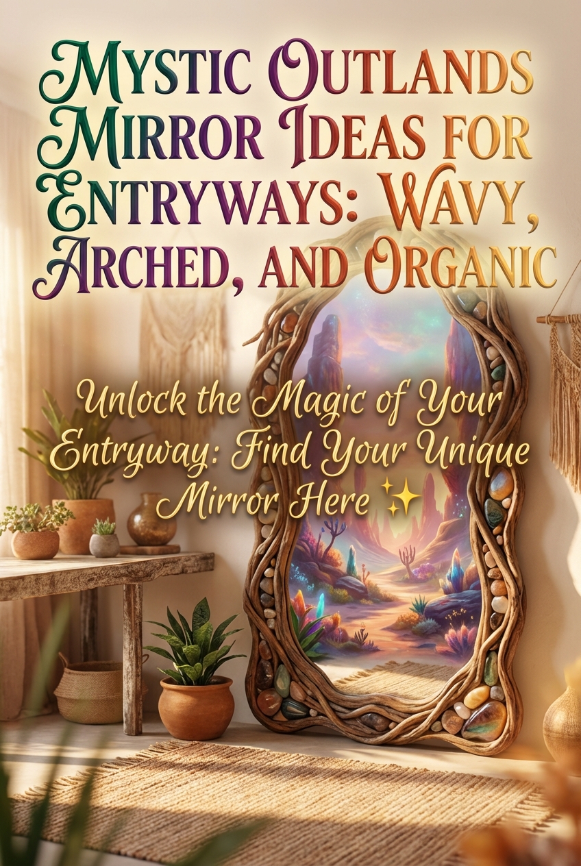 Mystic Outlands Mirror Ideas for Entryways: Wavy, Arched, and Organic - photo 2
