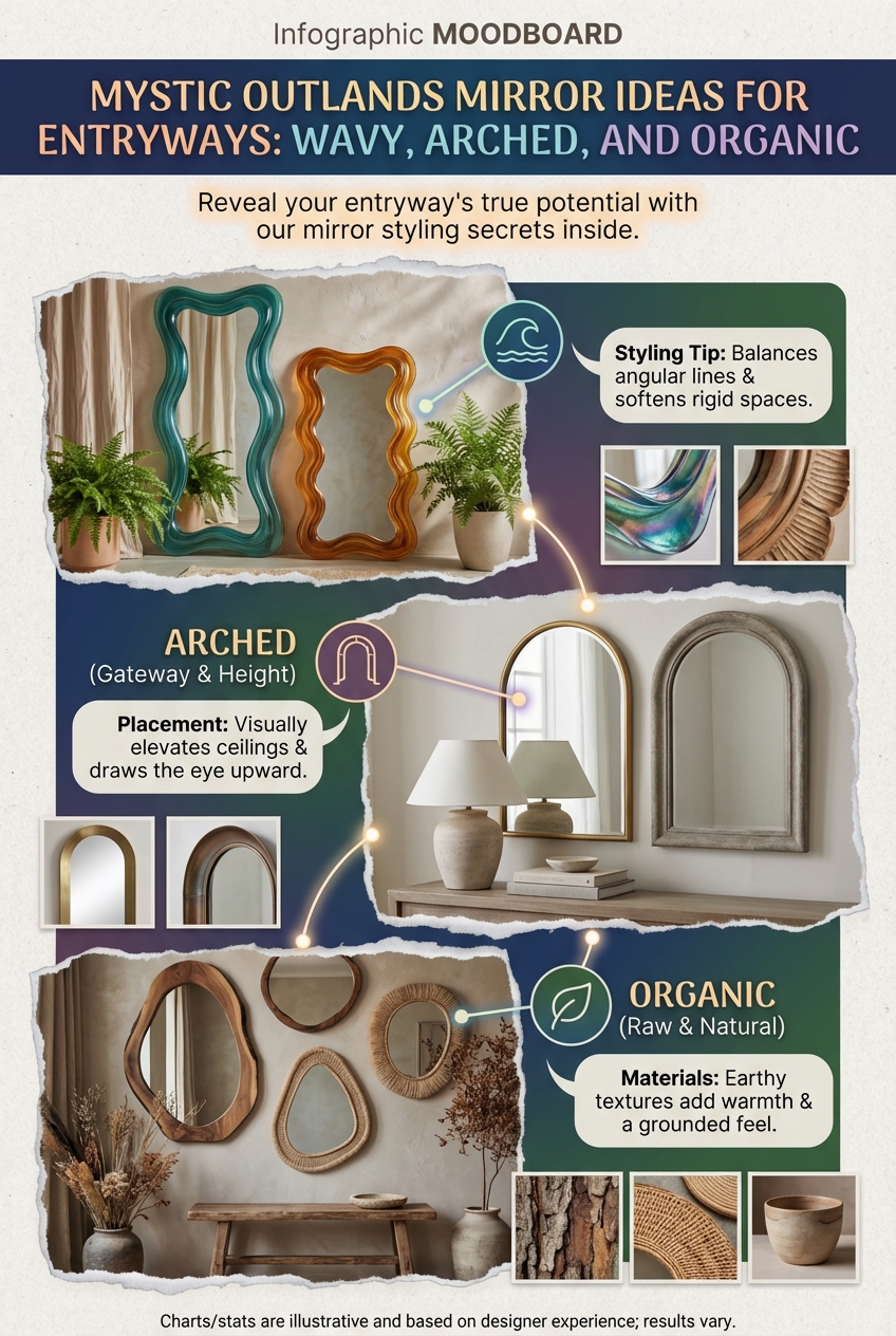 Mystic Outlands Mirror Ideas for Entryways: Wavy, Arched, and Organic - photo 4
