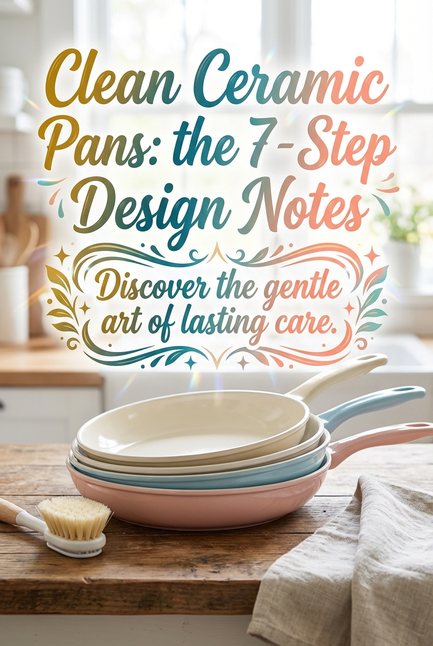 Clean Ceramic Pans: the 7 – Step Design Notes - photo 2