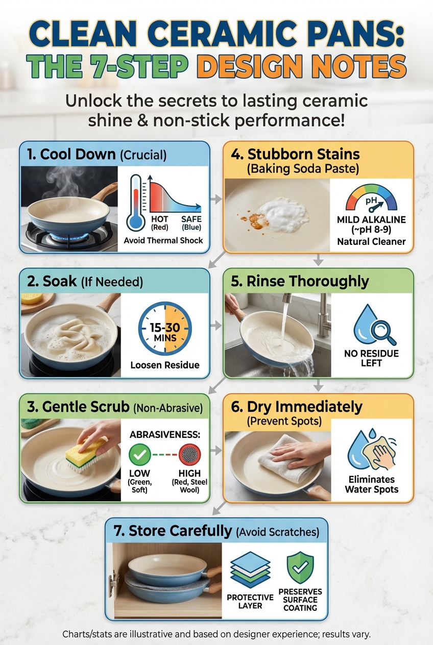 Clean Ceramic Pans: the 7 – Step Design Notes - photo 3