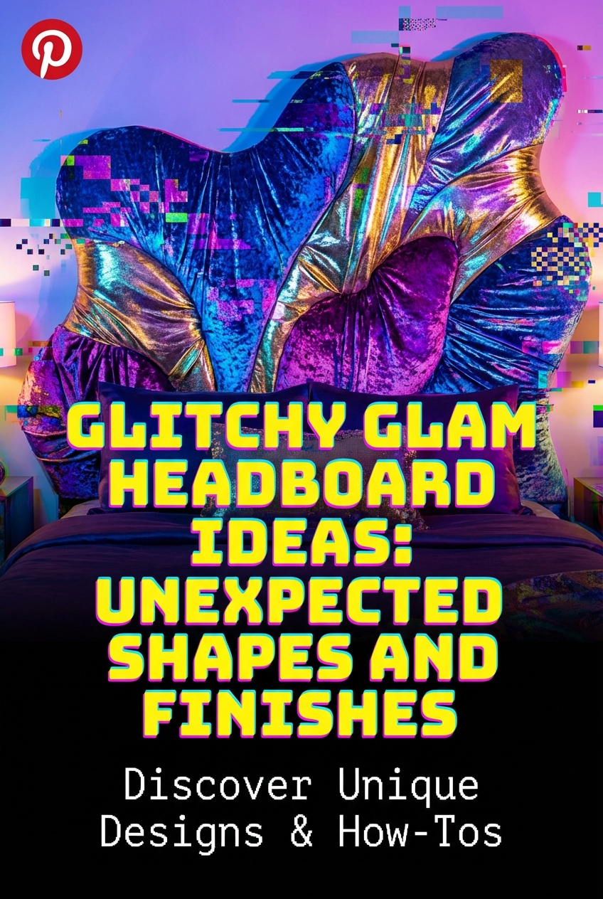 Glitchy Glam Headboard Ideas: Unexpected Shapes and Finishes - photo 2