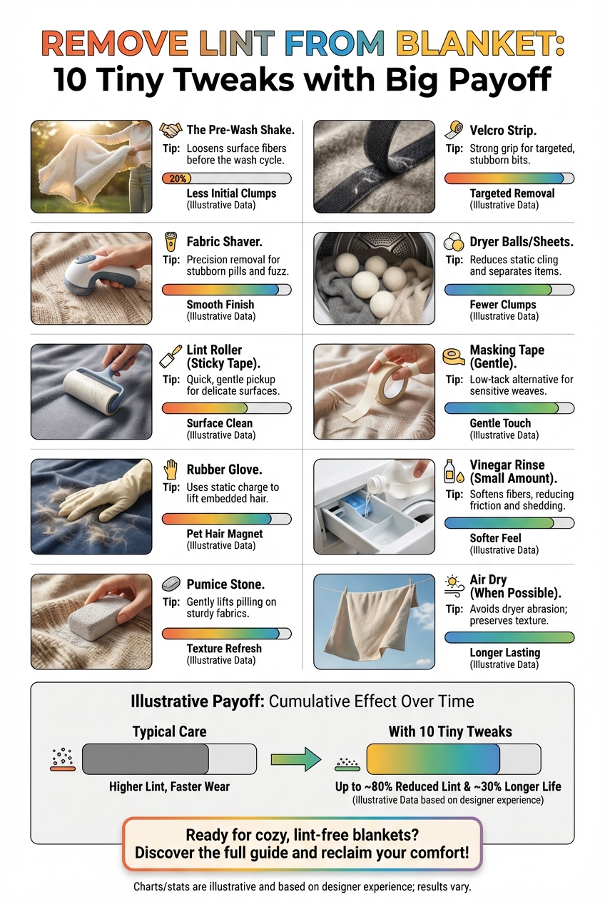 Remove Lint from Blanket: 10 Tiny Tweaks with Big Payoff - photo 3