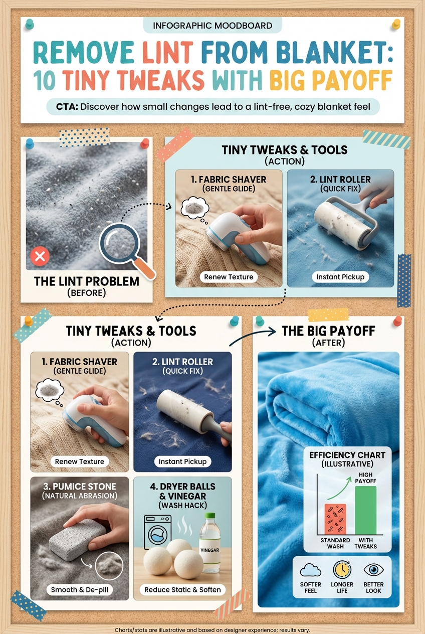 Remove Lint from Blanket: 10 Tiny Tweaks with Big Payoff - photo 4