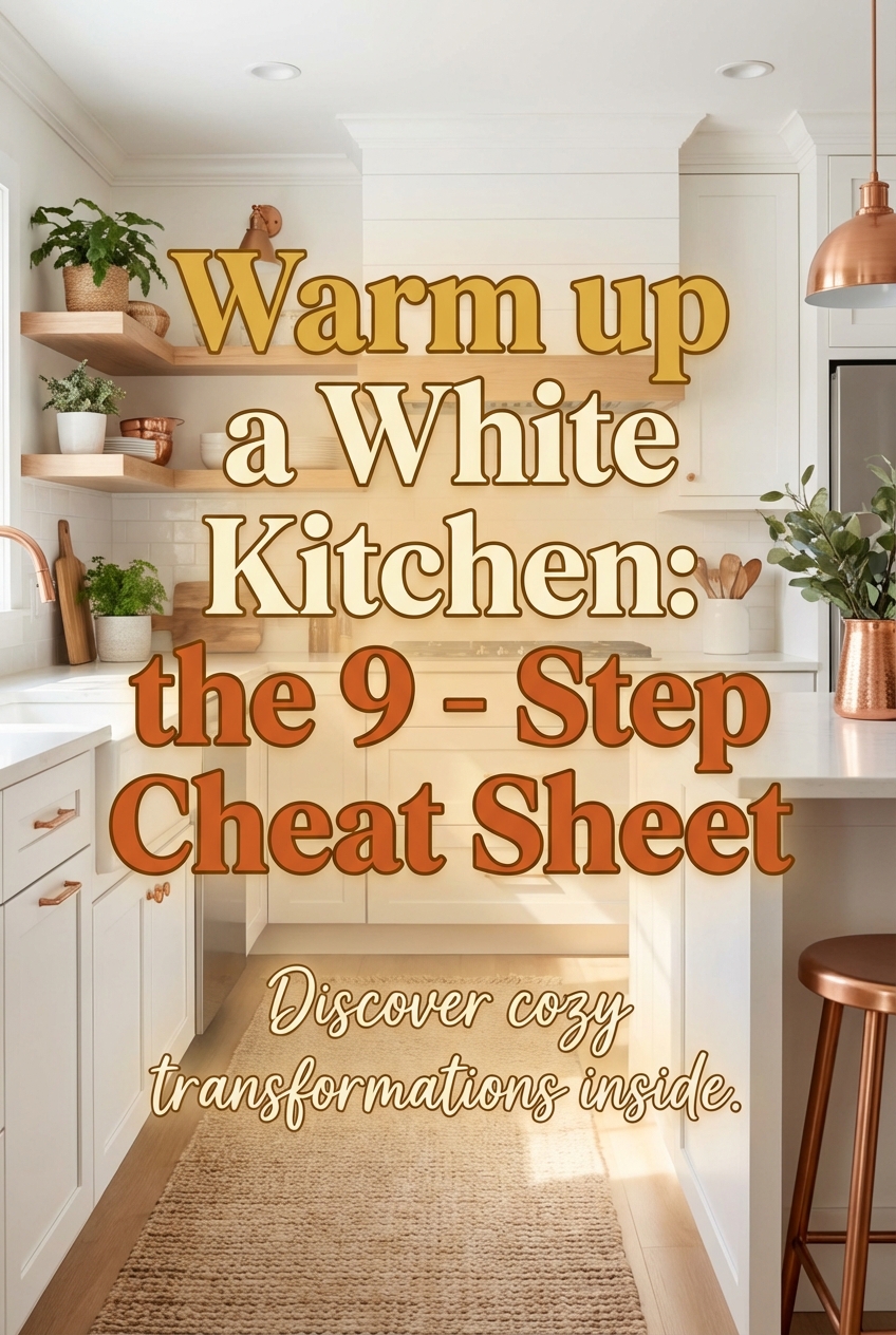 Warm up a White Kitchen: the 9 – Step Cheat Sheet - photo 2