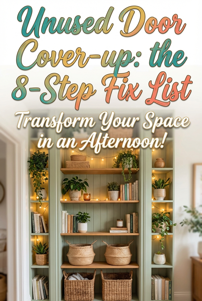 Unused Door Cover – up: the 8 – Step Fix List - photo 2