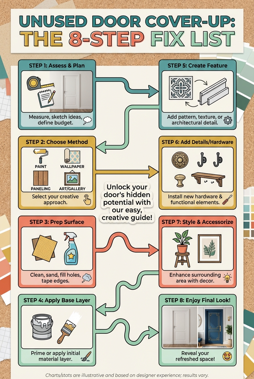 Unused Door Cover – up: the 8 – Step Fix List - photo 4