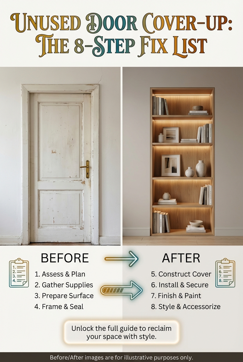 Unused Door Cover – up: the 8 – Step Fix List - photo 5