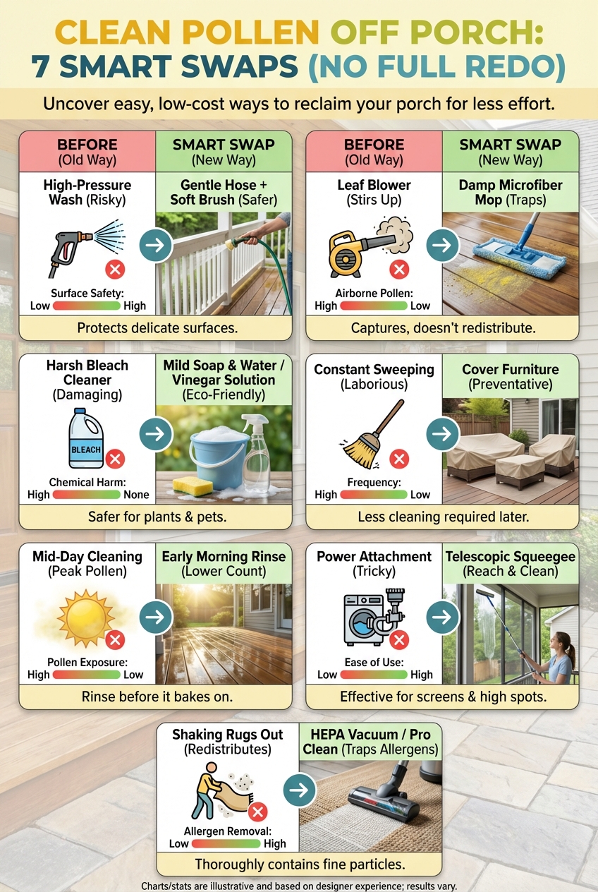 Clean Pollen Off Porch: 7 Smart Swaps (no Full Redo) - photo 3