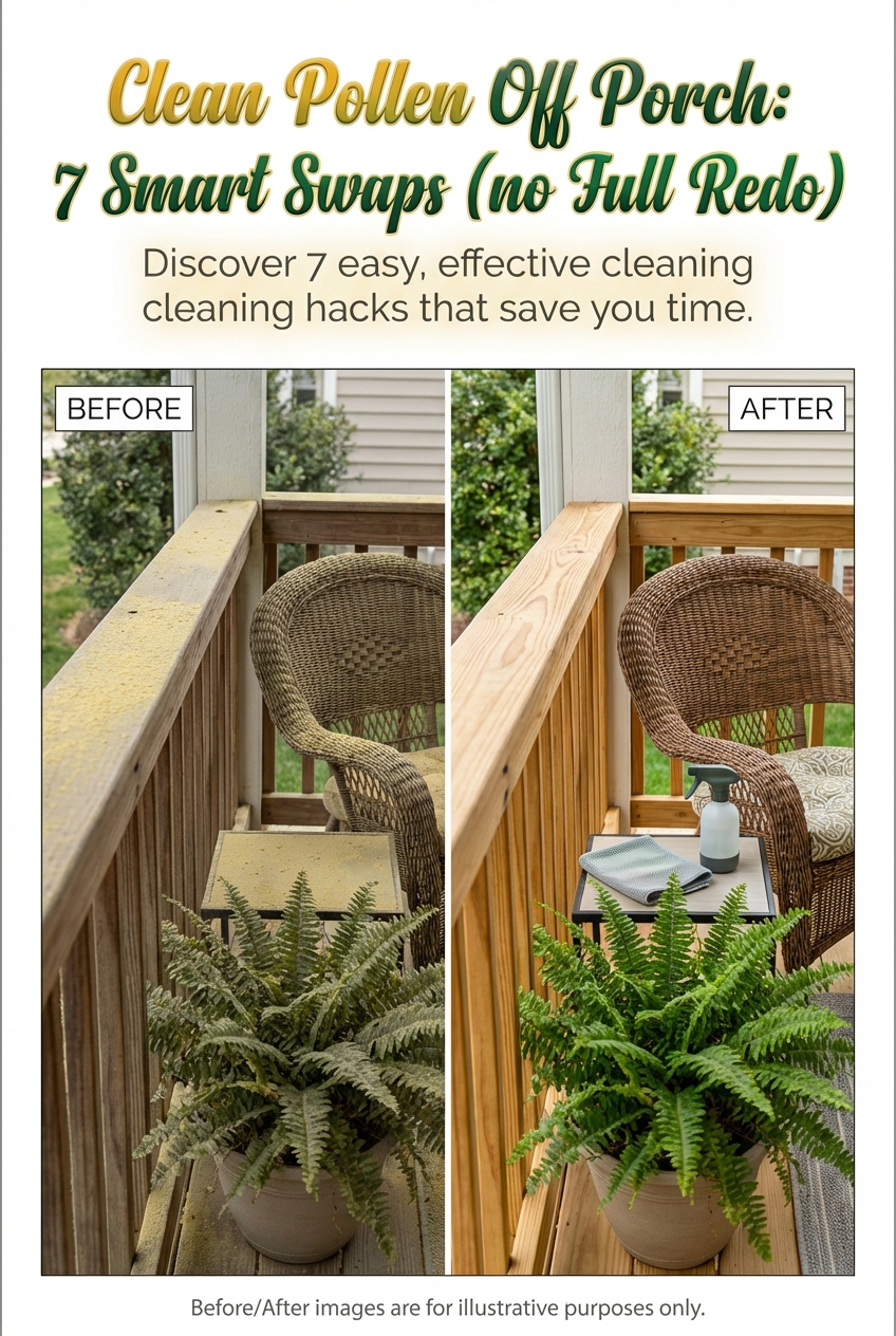 Clean Pollen Off Porch: 7 Smart Swaps (no Full Redo) - photo 5