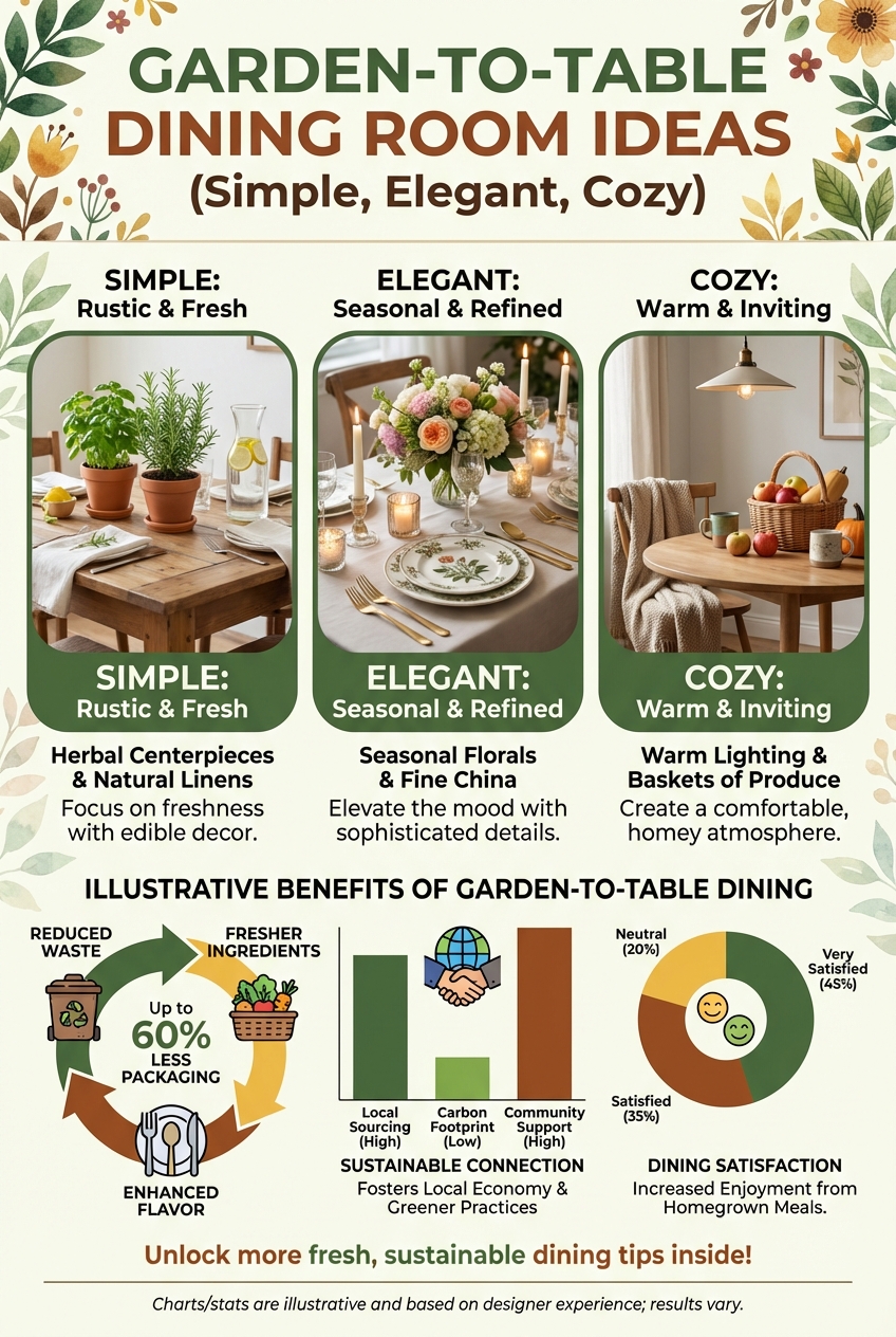 Garden-to-Table Dining Room Ideas (Simple, Elegant, Cozy) - photo 3