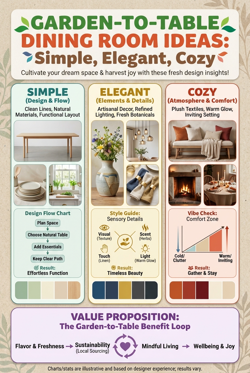 Garden-to-Table Dining Room Ideas (Simple, Elegant, Cozy) - photo 4