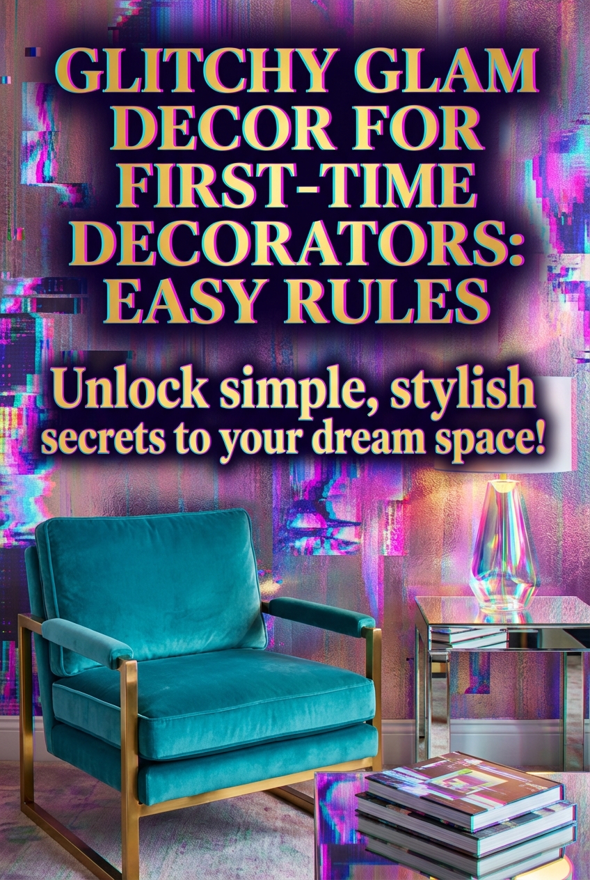 Glitchy Glam Decor for First-Time Decorators: Easy Rules - photo 2