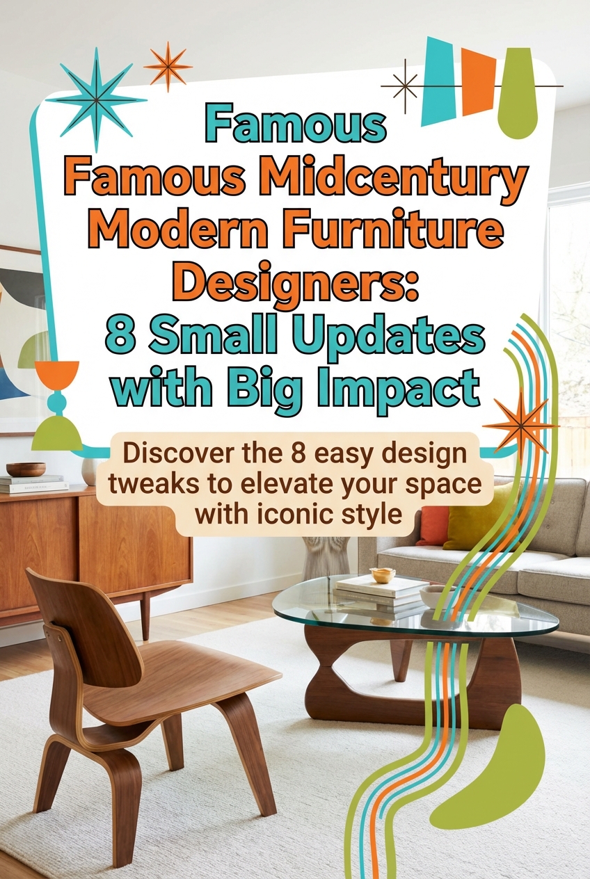 Famous Midcentury Modern Furniture Designers: 8 Small Updates with Big Impact - photo 2