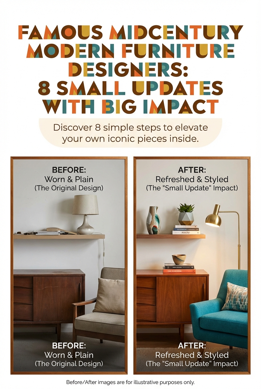 Famous Midcentury Modern Furniture Designers: 8 Small Updates with Big Impact - photo 5