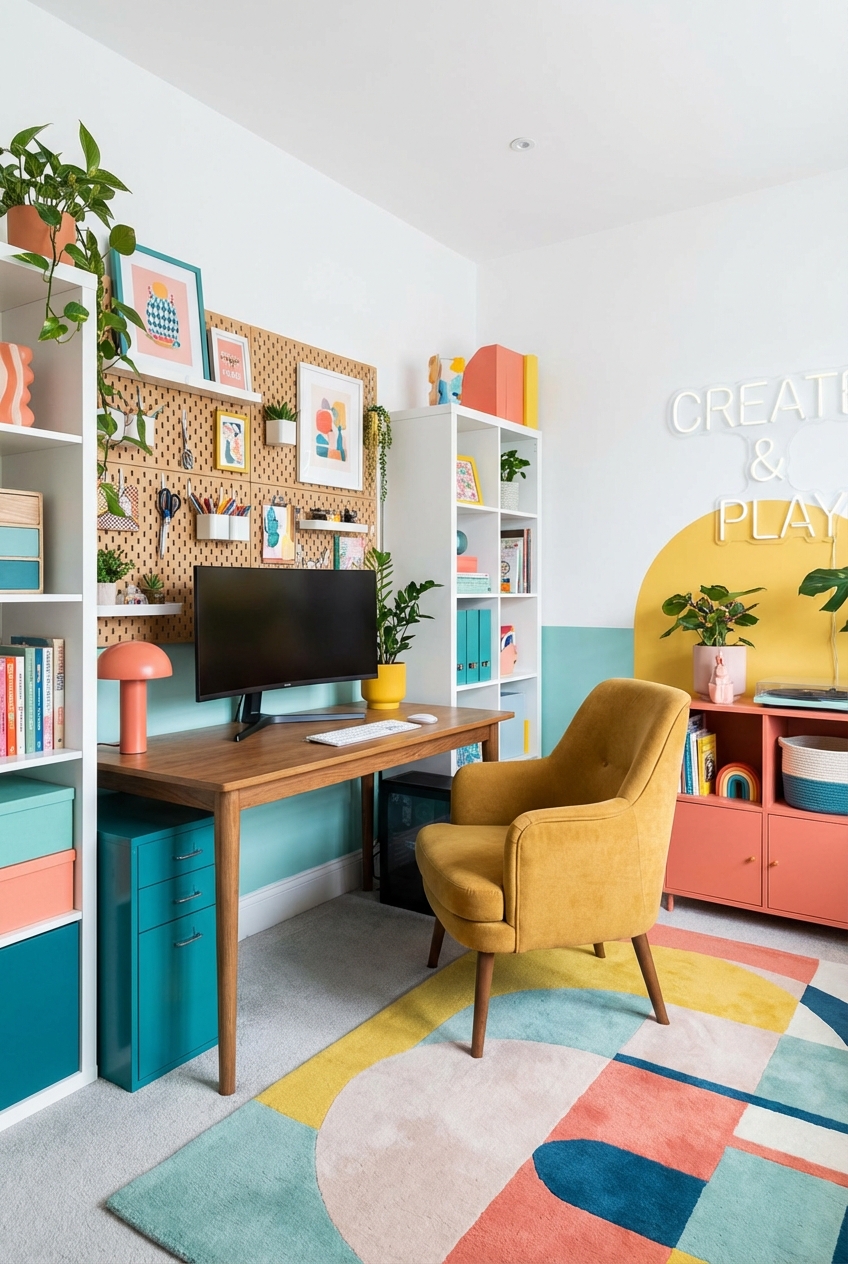 FunHaus Home Office Makeover Plan: Creative, Clean, and Fun