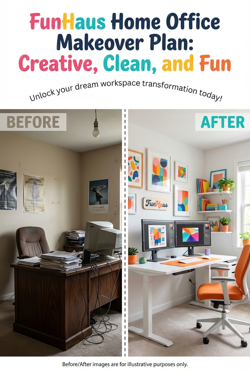 FunHaus Home Office Makeover Plan: Creative, Clean, and Fun - photo 5