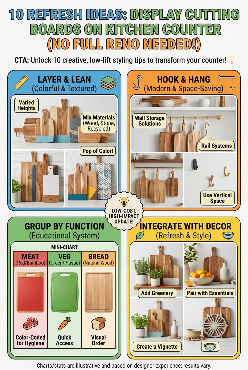 Display Cutting Boards on Kitchen Counter: 10 Refresh Ideas Without a Full Reno - photo 4