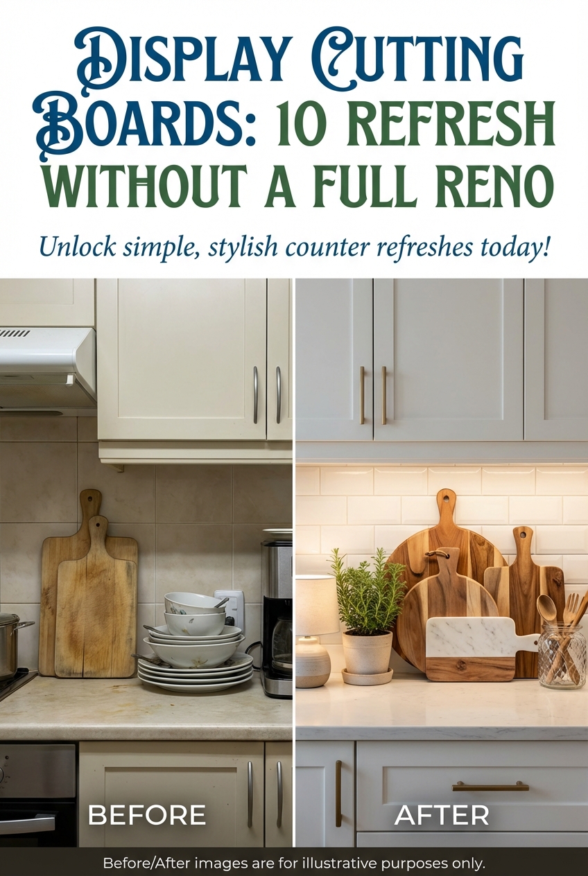 Display Cutting Boards on Kitchen Counter: 10 Refresh Ideas Without a Full Reno - photo 5