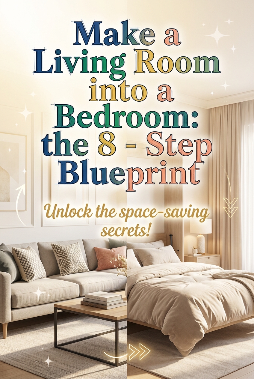 Make a Living Room into a Bedroom: the 8 – Step Blueprint - photo 2