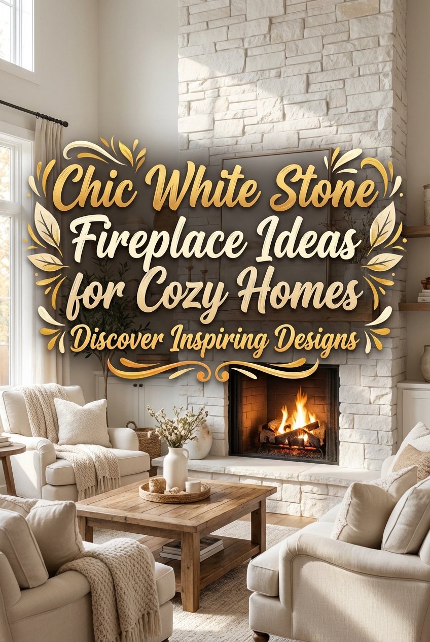Chic White Stone Fireplace Ideas for Cozy Homes - photo 2