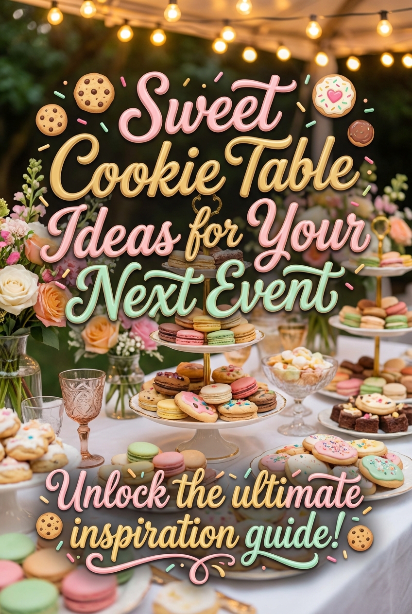 Sweet Cookie Table Ideas for Your Next Event - photo 2