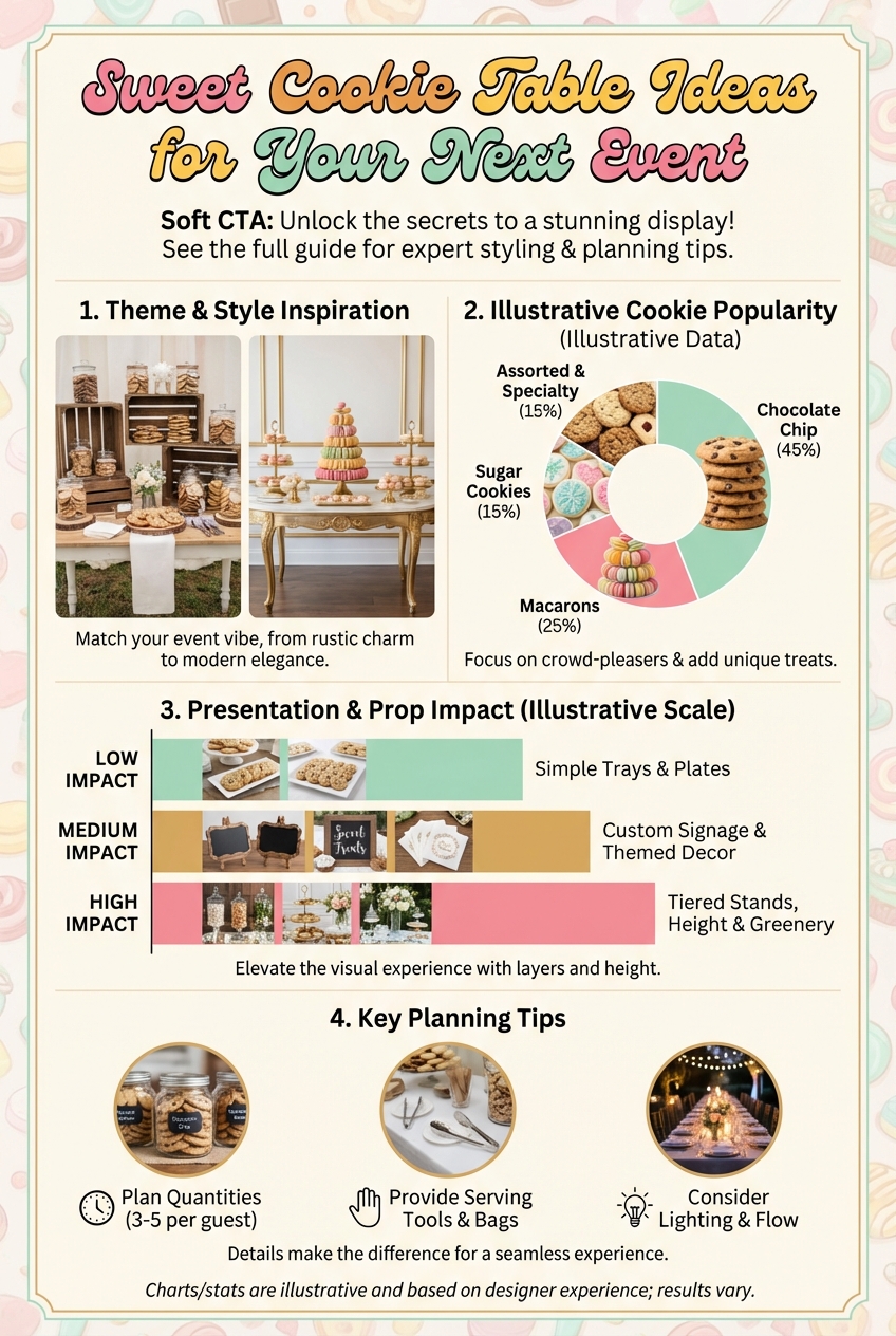 Sweet Cookie Table Ideas for Your Next Event - photo 3