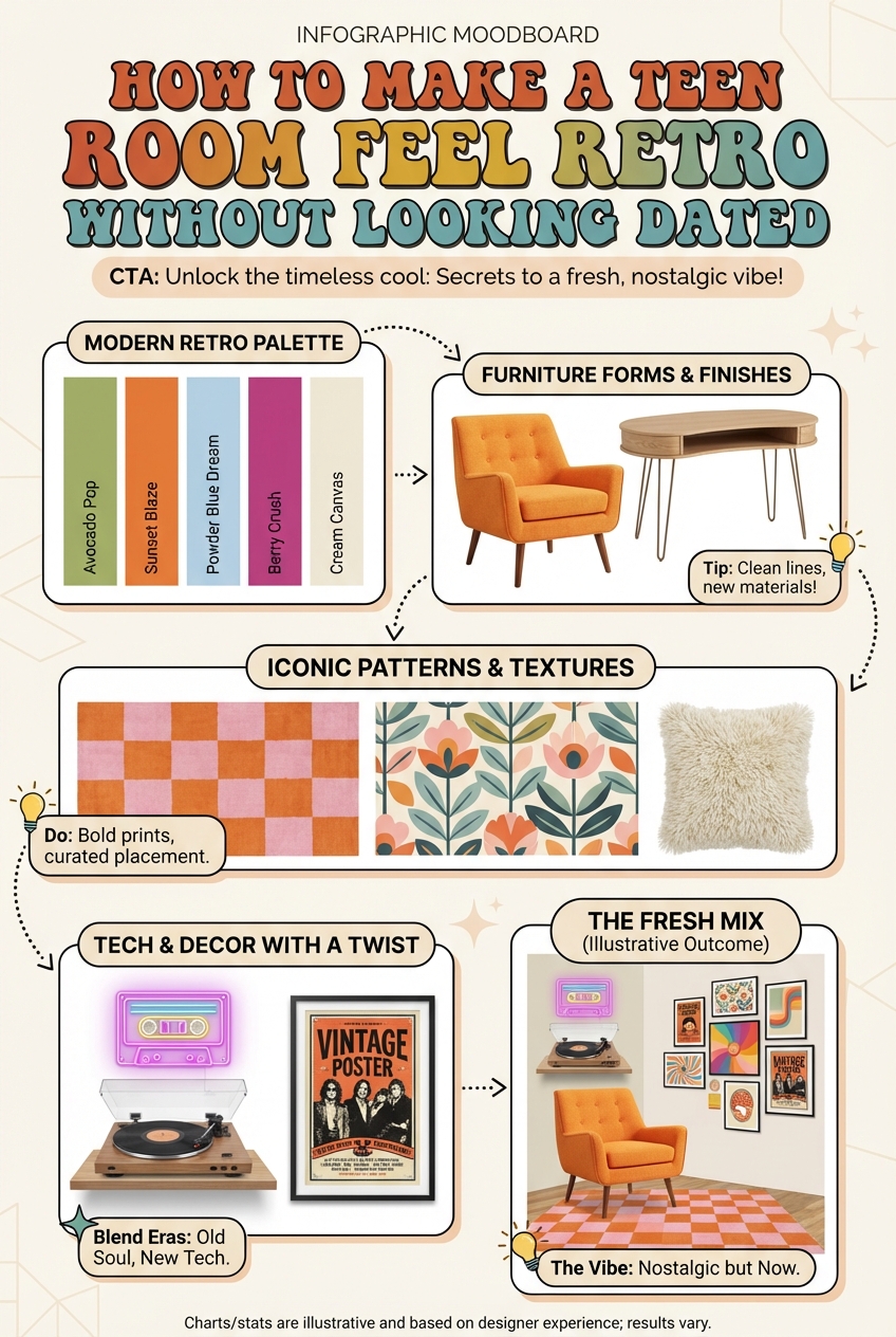 How to Make a Teen Room Feel Retro Without Looking Dated - photo 4