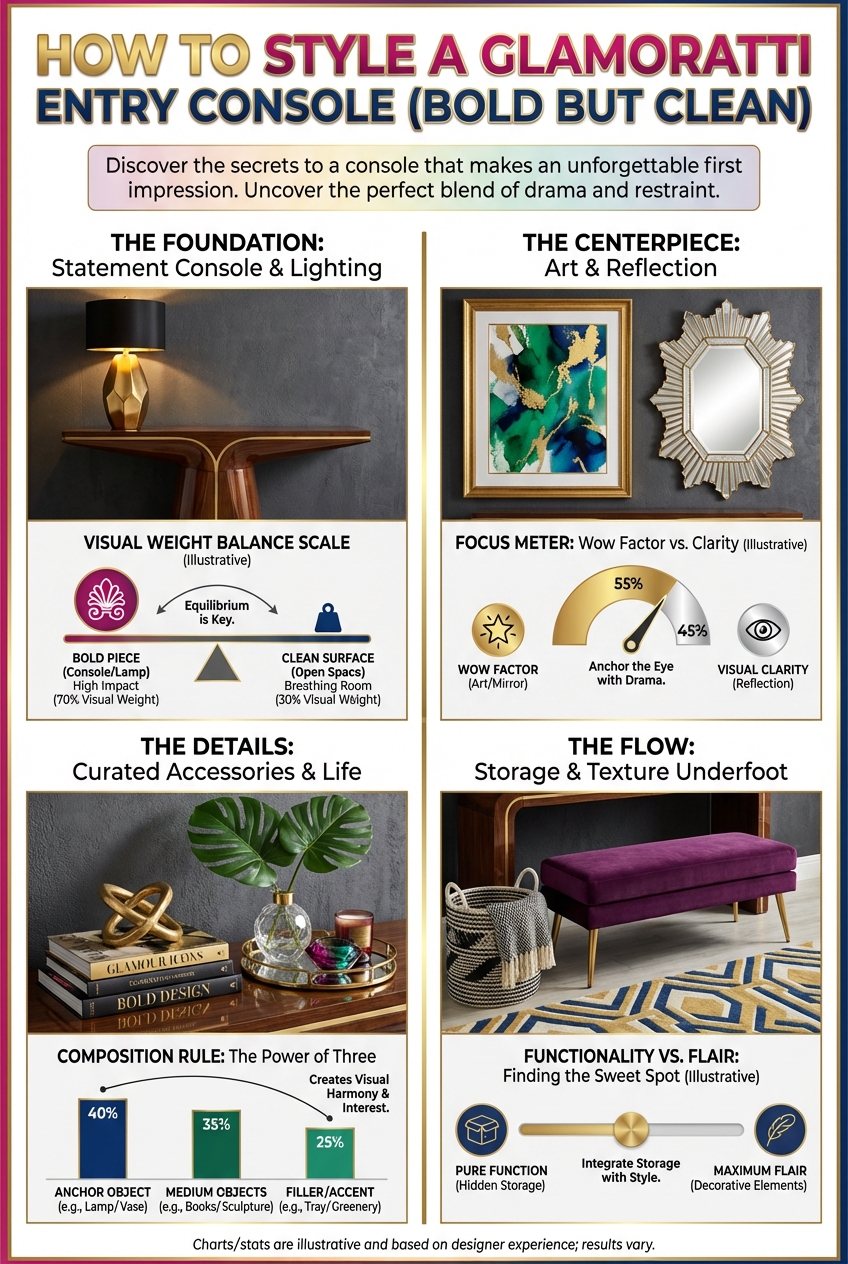 How to Style a Glamoratti Entry Console (Bold but Clean) - photo 3