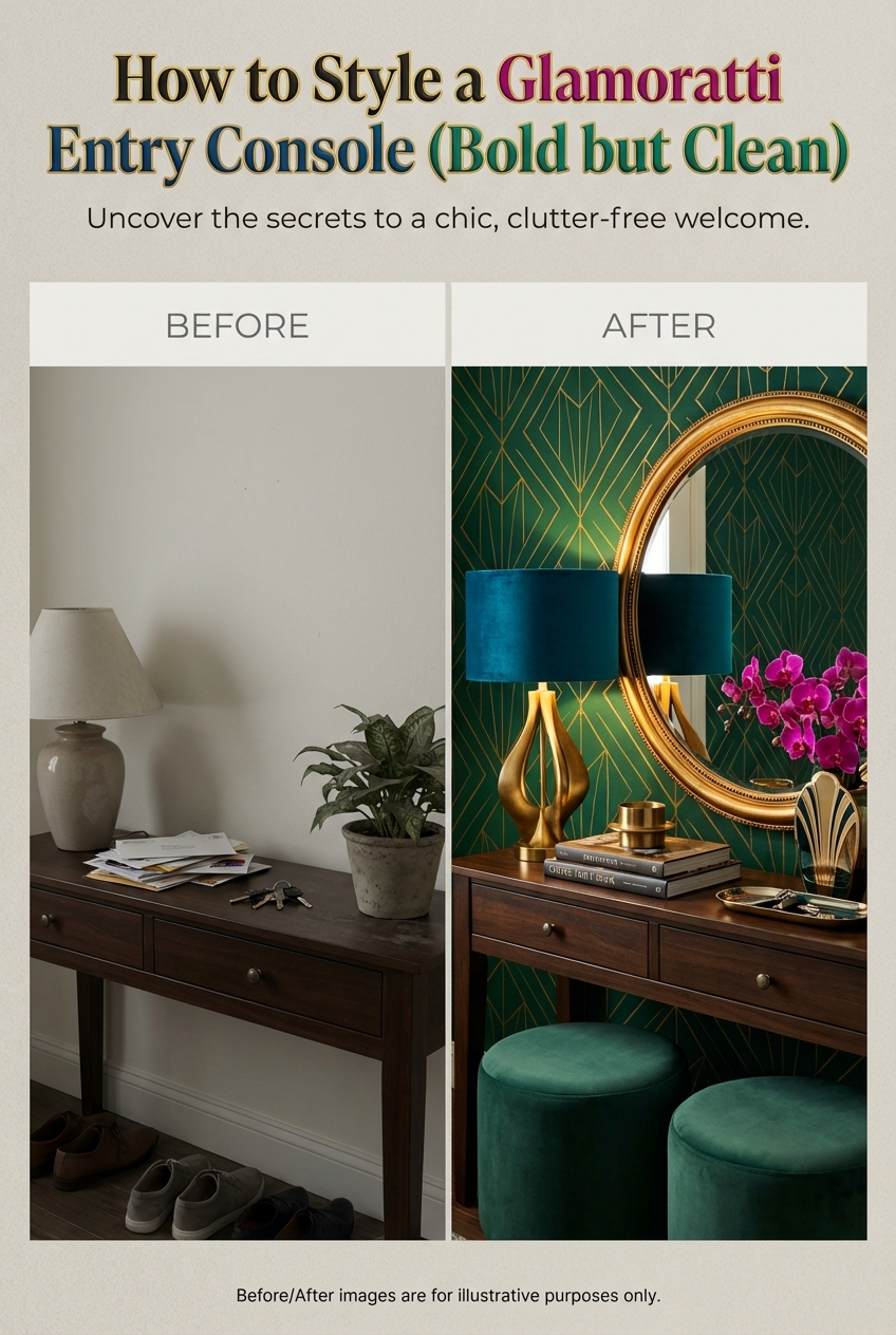How to Style a Glamoratti Entry Console (Bold but Clean) - photo 5