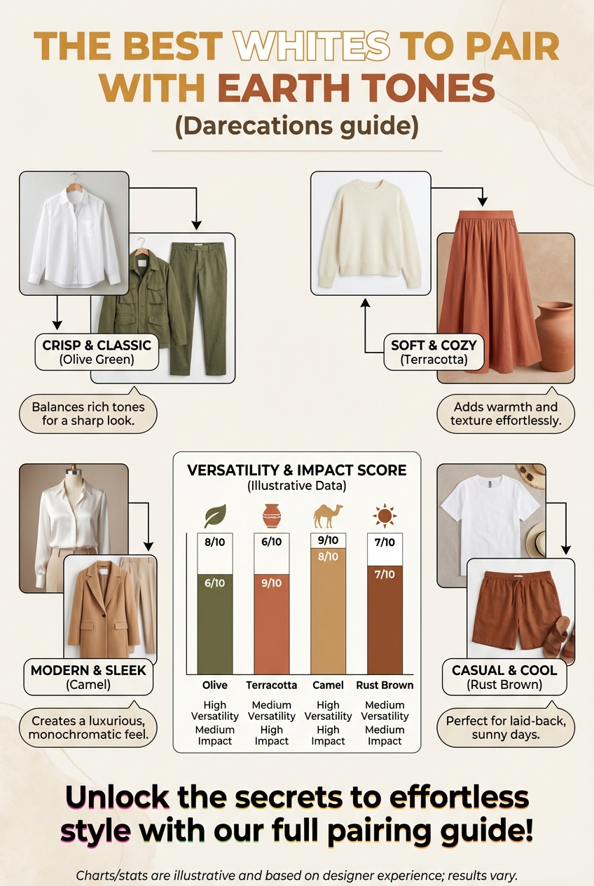 The Best Whites to Pair with Earth Tones (Darecations guide) - photo 3