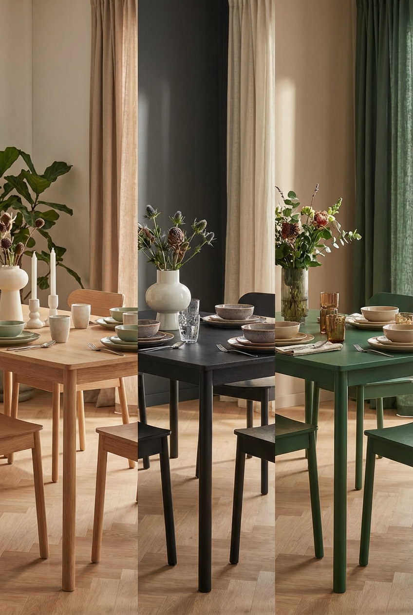 How to Choose Dining Table Color Complementing Your Decor