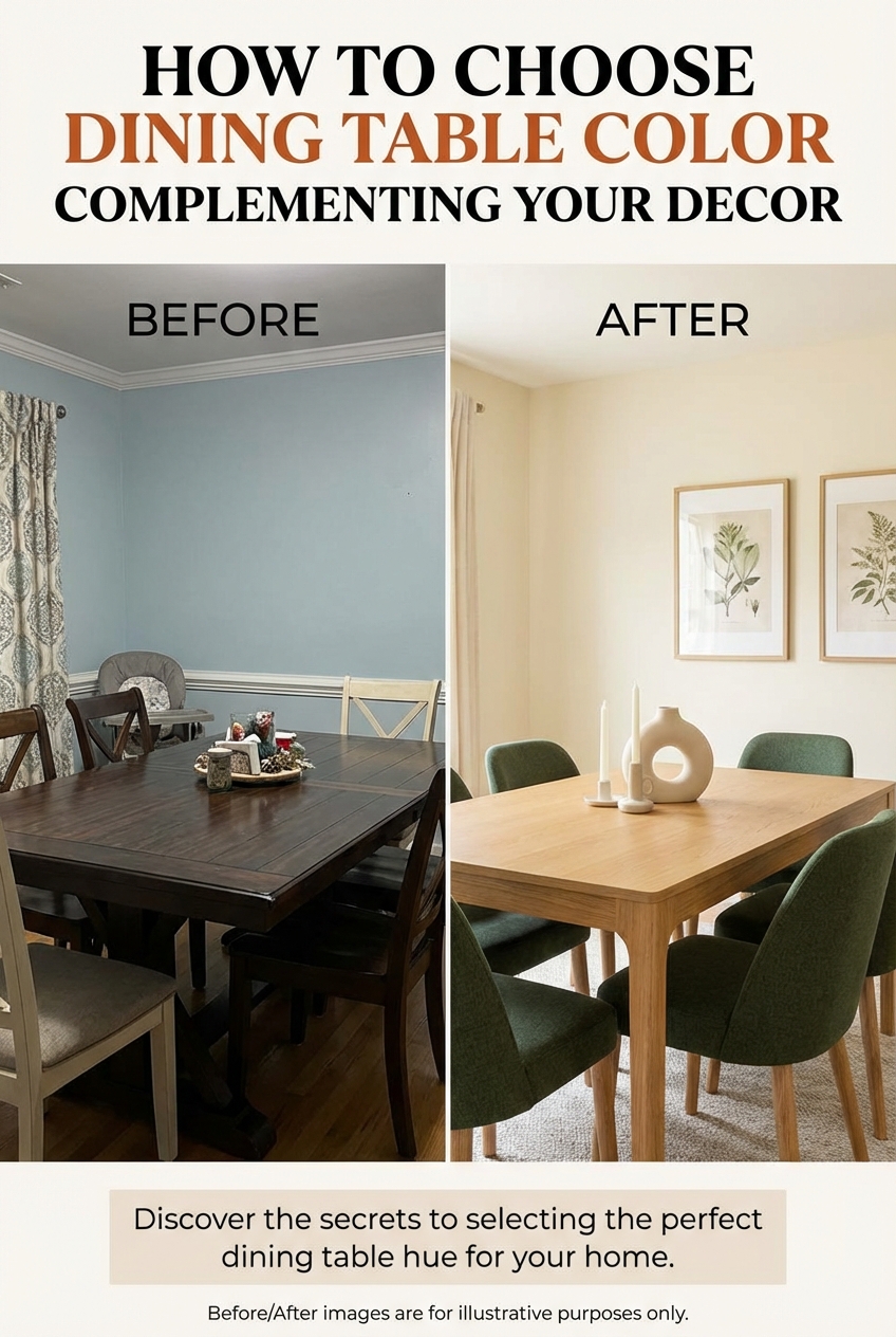 How to Choose Dining Table Color Complementing Your Decor - photo 5