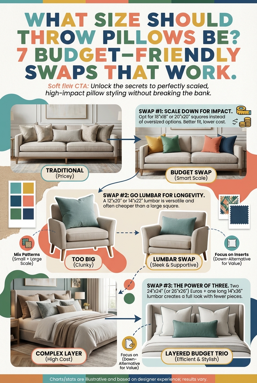 What Size Should Throw Pillows Be for a: 7 Budget – Friendly Swaps That Work - photo 4