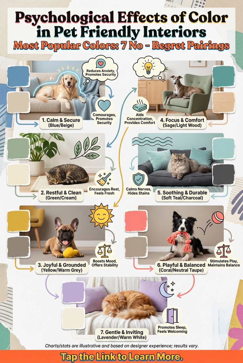 Psychological Effects of Color in Pet Friendly Interiors Most Popular Colors: 7 No – Regret Pairings - photo 4