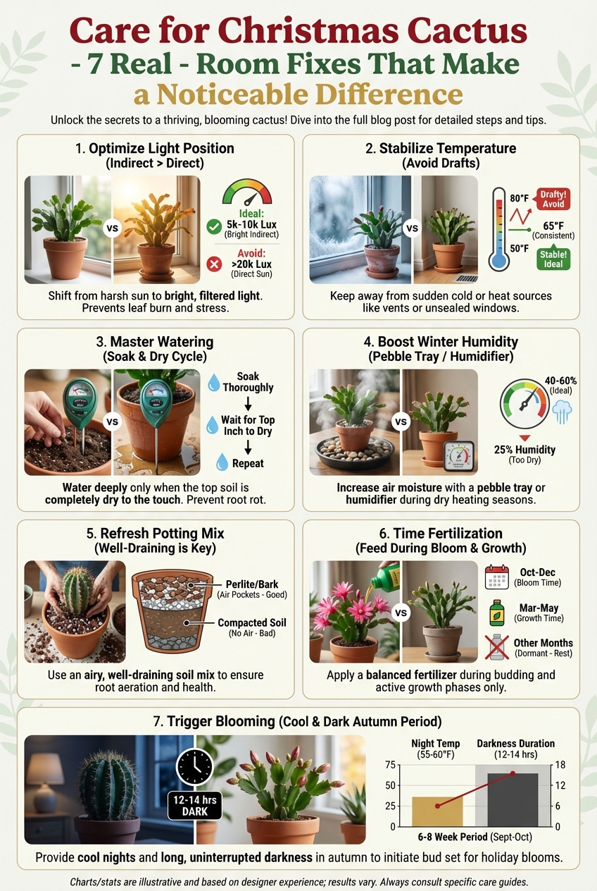 Care for Christmas Cactus – 7 Real – Room Fixes That Make a Noticeable Difference - photo 3